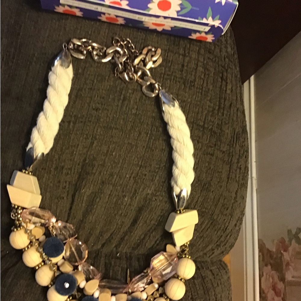Plunder Design Libby necklace Jewelry, crystal, stone, wood, rope Retired New
